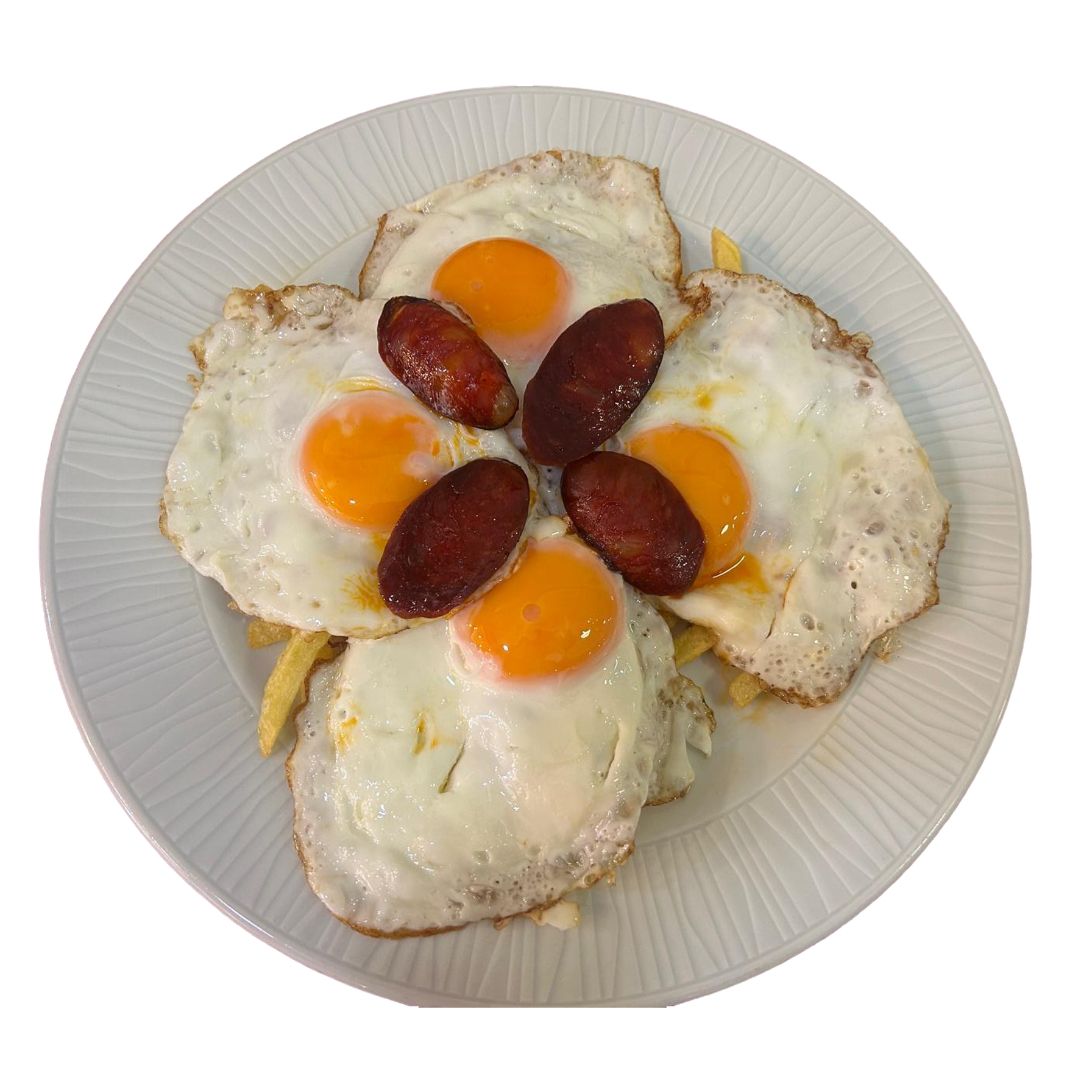 Huevos con chorizo